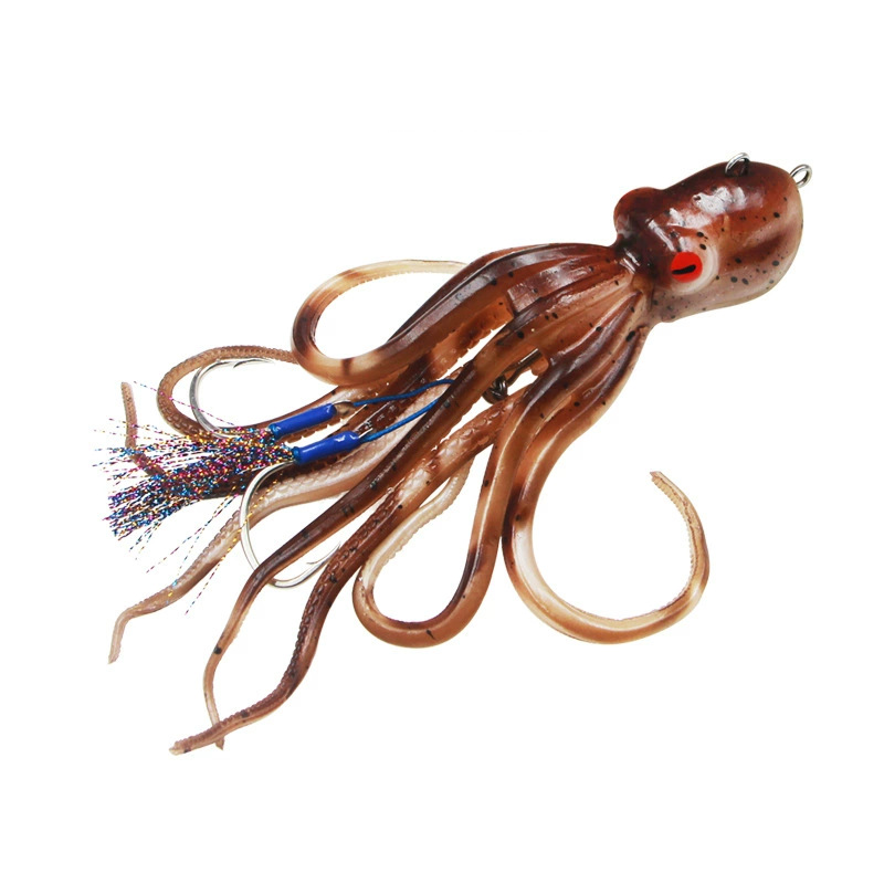 Cross-border Deep Sea Ink Octopus Lure, 180g 200g 300g Bionic Squid Fishing Bait Wholesale – Octopus Skirt – view 5
