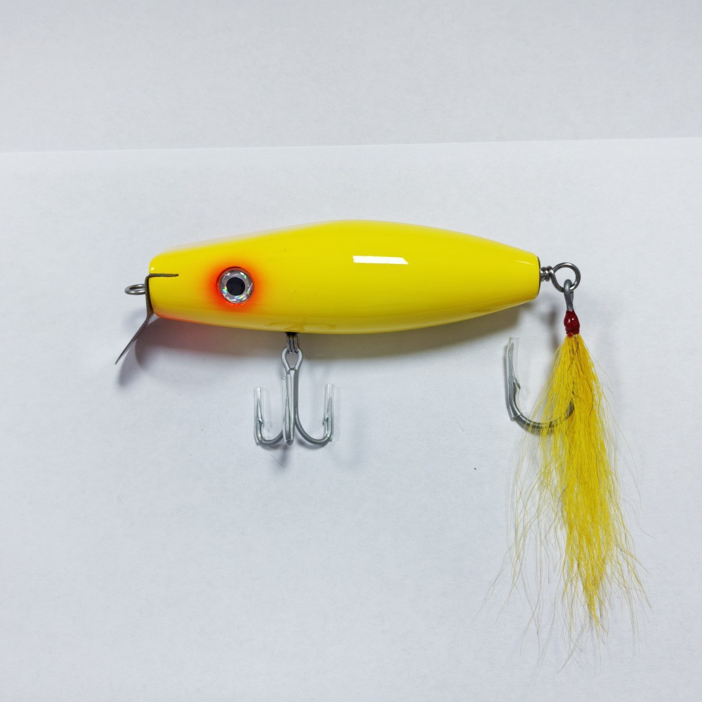 Customizable Wooden Minnow Lure With Metal Lip, Saltwater Boat Trolling Fishing Bait for Tuna Cross-border Wholesale – Minnow – view 4