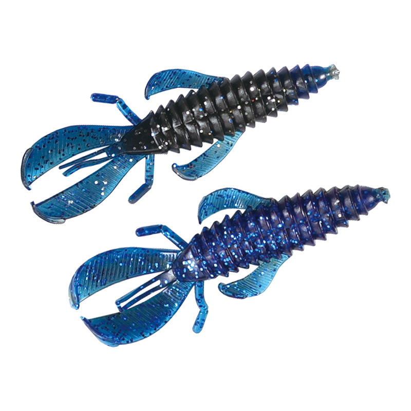 Soft Shrimp 8cm 4.7g Obstacle Artificial Soft Bait Stainless Steel Submerged Bionic Lure Cross-border Wholesale – Soft Lure – view 2