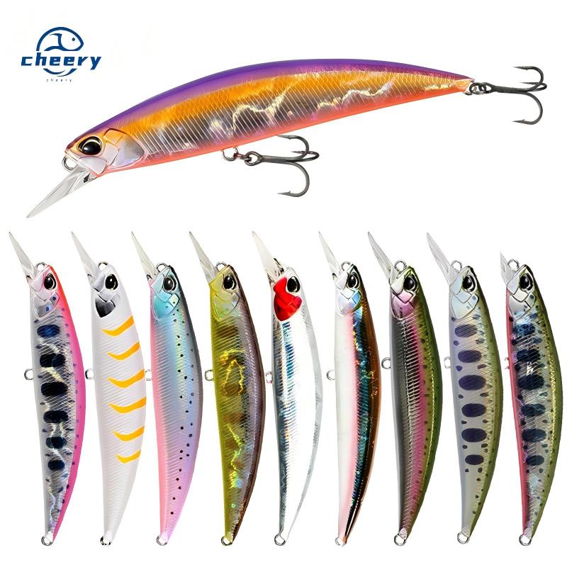 CHEERY Stainless Steel Artificial Hard Bait 110mm/21g Sinking Minnow for Stream Fishing Lifelike Hooks Factory Wholesale – Minnow – view 1