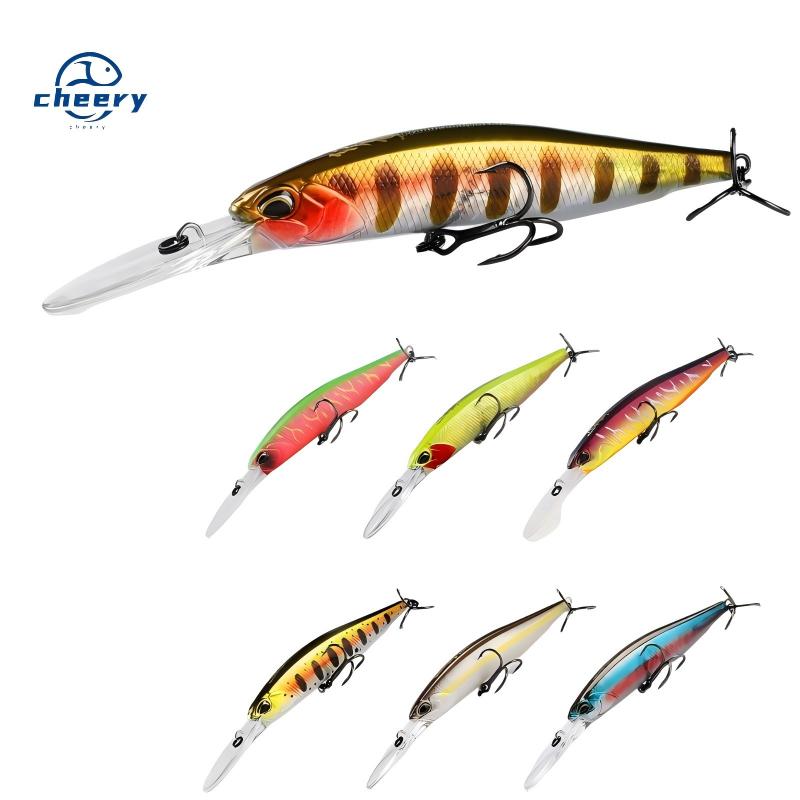 CHEERY for Red Dragon Lure Stainless Steel Floating Suspending Minnow Bait Rattling Beads Long-Casting Deep-Diving – Minnow – view 1