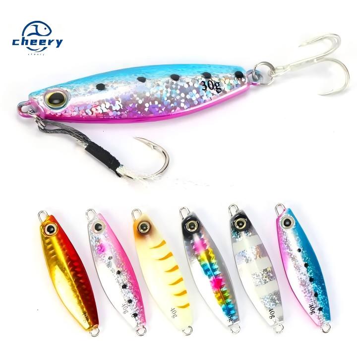 Cheery Rotating Sequins Metal Composite Suitable All Swimming Layers Long-distance Casting Lure Hooks Artificial Bait Bass – Spoon & Spinner – view 1