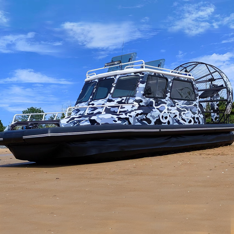 CHEERY 120km/h Luxury Multi-purpose Rubber Hull 8.5m Outboard Engine Life Raft Lifeboat Wetland Ecological Protection Amphibious – Boats & Ships – view 2