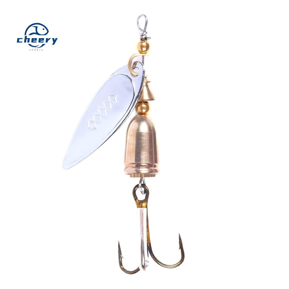 CHEERY Wholesale SP136 7cm 8.9g Printed Artificial Metal Spinner Baits Spoon Fishing Lures for Saltwater & Float Fishing – Spoon & Spinner – view 1