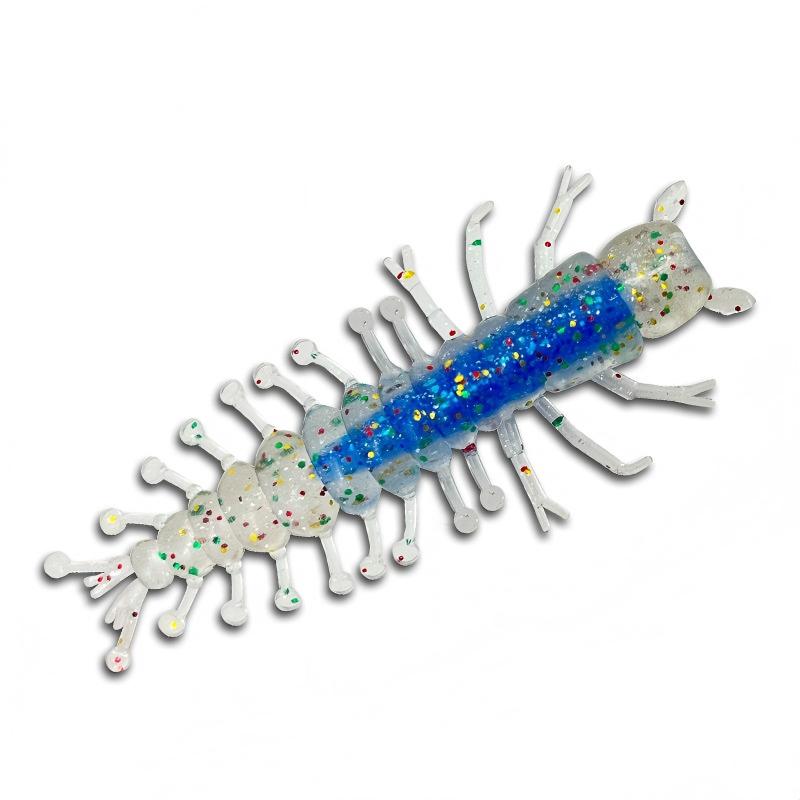CHEERY High Quality 6cm 1.7g TPR Centipede Soft Lure Hellgrammite Plastic Bait Midwater Freshwater Fishing 5 Colors – Soft Lure – view 4
