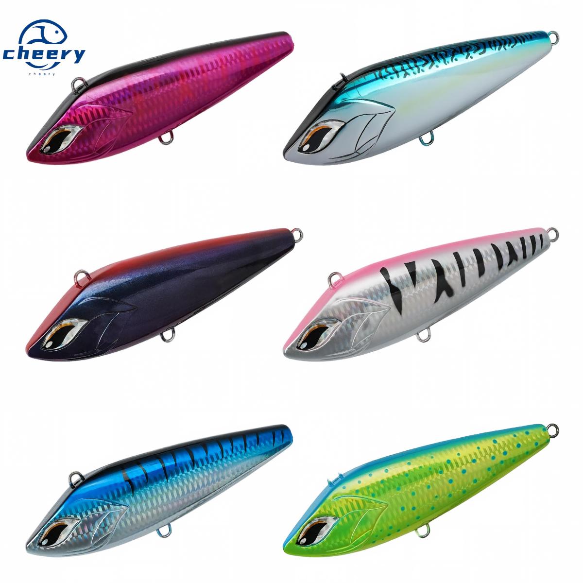 CHEERY for Big Game Trolling Bait Mega Trap Fishing Lure Metal VIB Lure Wire-Thru Construction 17Cm/213g Tuna Ocean Boat Fishing – VIB – view 1