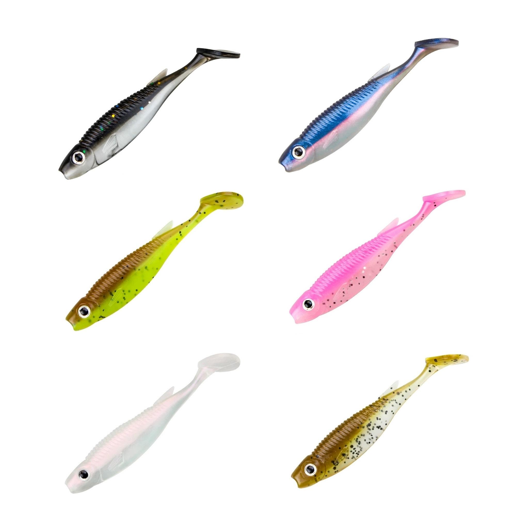 CHEERY Artificial Fishing Lure for Lure Fishing Soft Bait Rubber Fish Plastic Shad Bait Silicone T Tail Swim Bait Catfish Marlin – Worms & Grubs – view 5