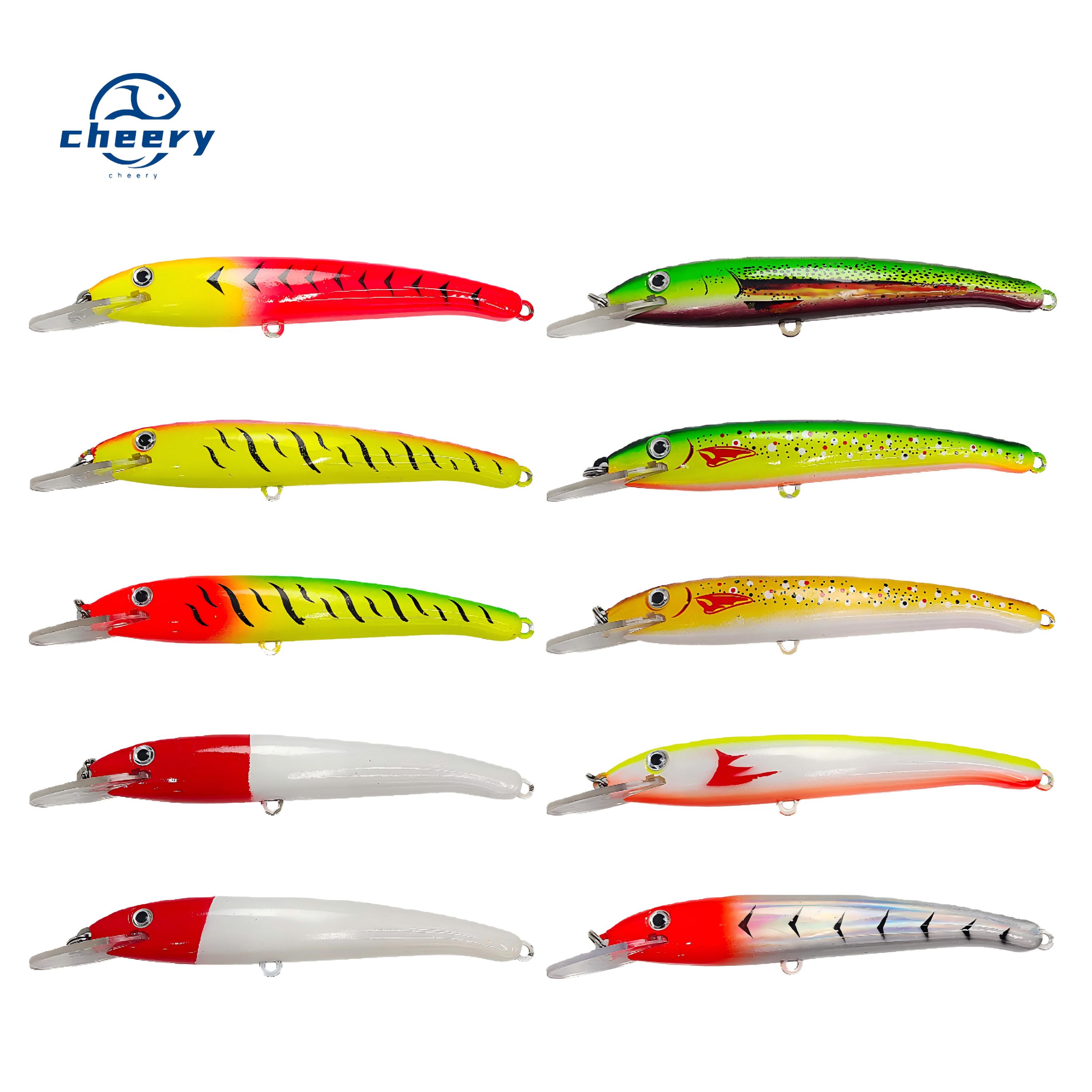 CHEERY High Quality Long Throw PVC Lure Bait Ringing Beads 18cm Newcomers Hot Fishing Baits for Carp Ocean Boat Fishing Minnow – Minnow – view 1
