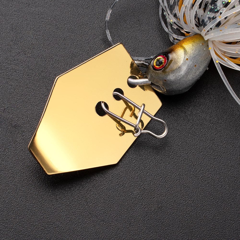 Bearded Man Stainless Steel Splash Guard Live Bait Weed-Defying 14g/18g Anti-Counterfeit Lure Jig for Fishing – Fishing Lure – view 2