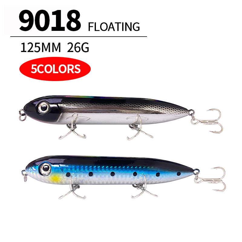 Lure 125mm/26g Stainless Steel Floating Pencil Bait 'Son Water Surface' for Sea Bass Largemouth Bass Sea/Freshwater Use New – Pencil – view 2