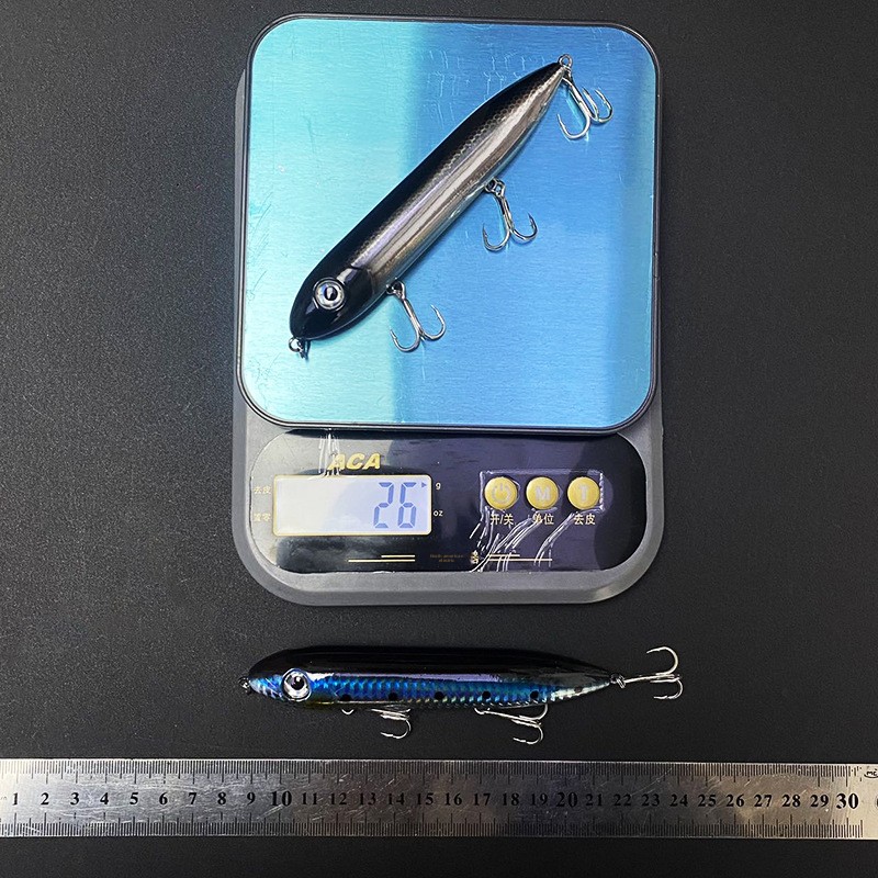 Lure 125mm/26g Stainless Steel Floating Pencil Bait 'Son Water Surface' for Sea Bass Largemouth Bass Sea/Freshwater Use New – Pencil – view 4