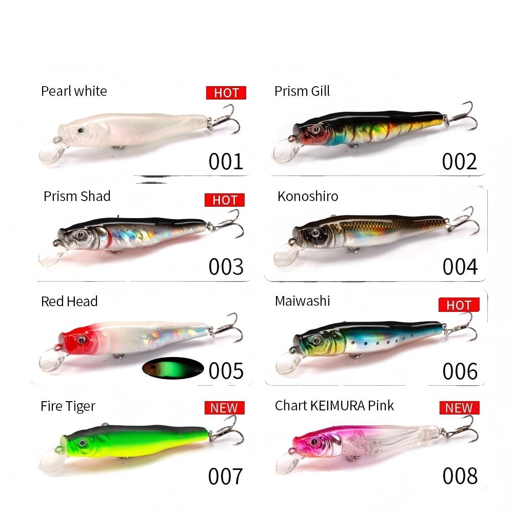 CHEERY Dead-Fish-Style Crankbait Artificial Hard Bait Stainless Steel Hunched Back Floating Makes Noise 65/85mm 5/85g – Hard Lure – view 5