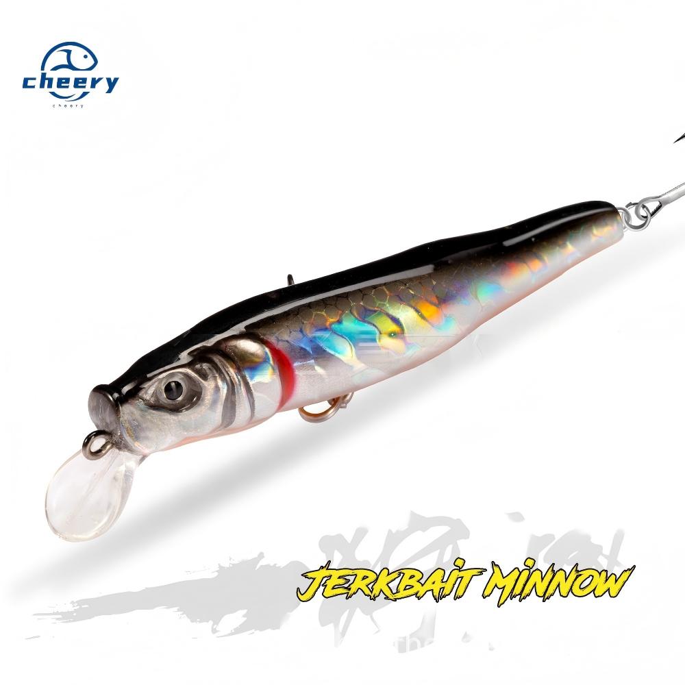 CHEERY Dead-Fish-Style Crankbait Artificial Hard Bait Stainless Steel Hunched Back Floating Makes Noise 65/85mm 5/85g – Hard Lure – view 1