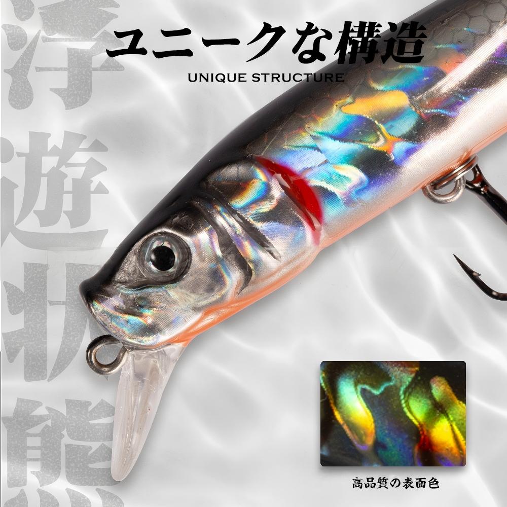 CHEERY Dead-Fish-Style Crankbait Artificial Hard Bait Stainless Steel Hunched Back Floating Makes Noise 65/85mm 5/85g – Hard Lure – view 3