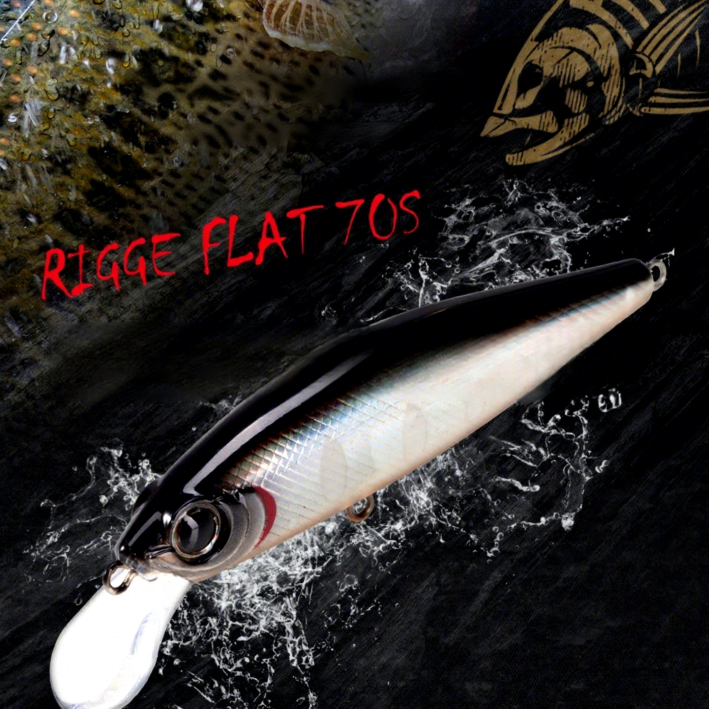 CHEERY Sinking Long-Cast Minnow Slow-Sinking Stainless Steel Crankbait Artificial Hard Bait Bass Lure for Largemouth Bass – Minnow – view 2