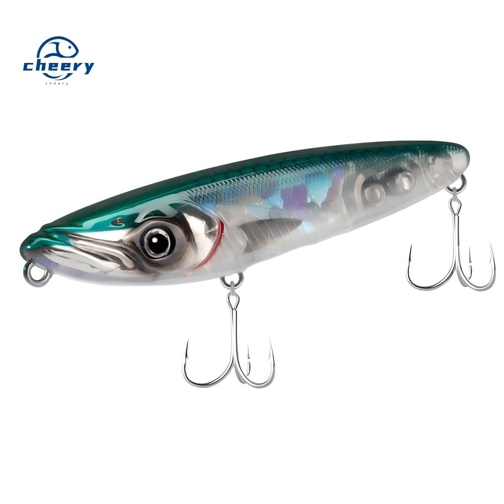 CHEERY Stainless Steel Small-Size High Quality Floating Pencil Bait-70mm 65g Perfect Freshwater Fishing Delivering Zigzag – Pencil – view 1