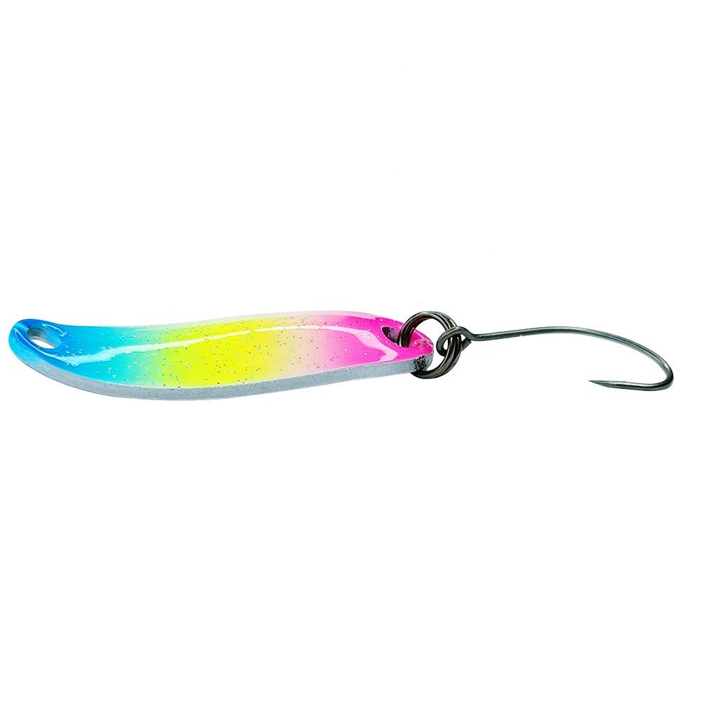 Cheery 5.3cm 3.7g Metal Artificial Hard Bait Spoon Lure for Pike Freshwater Fish Ocean Boat Fishing & Lake Use – Spoon & Spinner – view 3