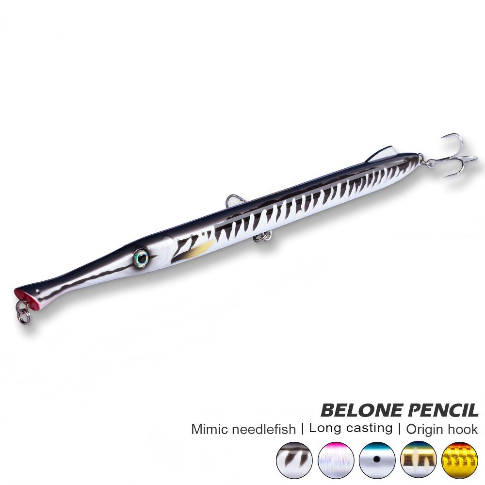 CHEERY 225mm/27G Long Cast Printed ABS Hard Bait Shaking Popper Lure Swimming Minnow Lure Lake River Stream – Popper – view 2