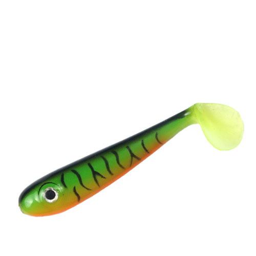 CHEERY 7g 3.5" Japan Holographic Paddle Swim Baits Hollow Paint Fishing Soft Lures ABS River Wholesale – Worms & Grubs – view 1