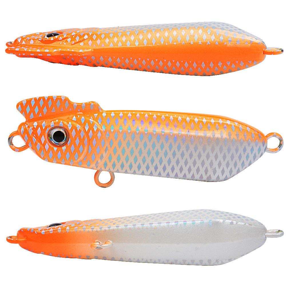 CHEERY Half Stick Sinking Pencil Lure, Extra Long Cast Slow Sinking Slow Retrieve Bait with Crest for Topmouth Culter – Pencil – view 2