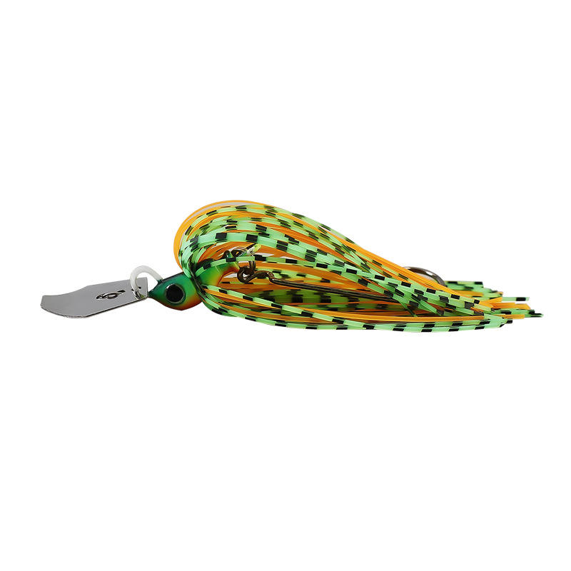 CHEERY 7g 9g 11g 13g 18g 21g Chatterbait Blade Fishing Lure Metal PVC 6 Colors Chatterbait Skirt Non-hanging Swimbait River – Hard Lure – view 3