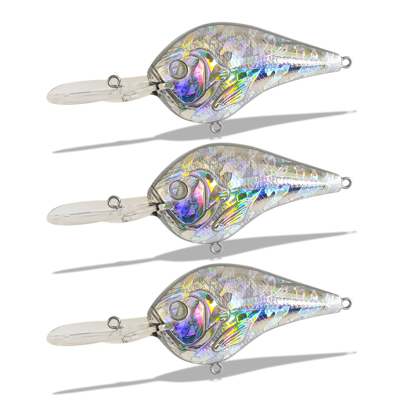 CHEERY Hot Selling 9.5cm 10g Unpainted Blank Lure Body, Laser Gold Foil Long Lip Crankbait Blank for Export – Crankbait – view 2