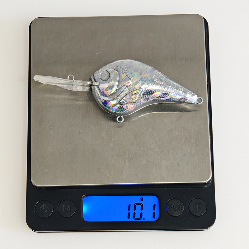 CHEERY Hot Selling 9.5cm 10g Unpainted Blank Lure Body, Laser Gold Foil Long Lip Crankbait Blank for Export – Crankbait – view 5