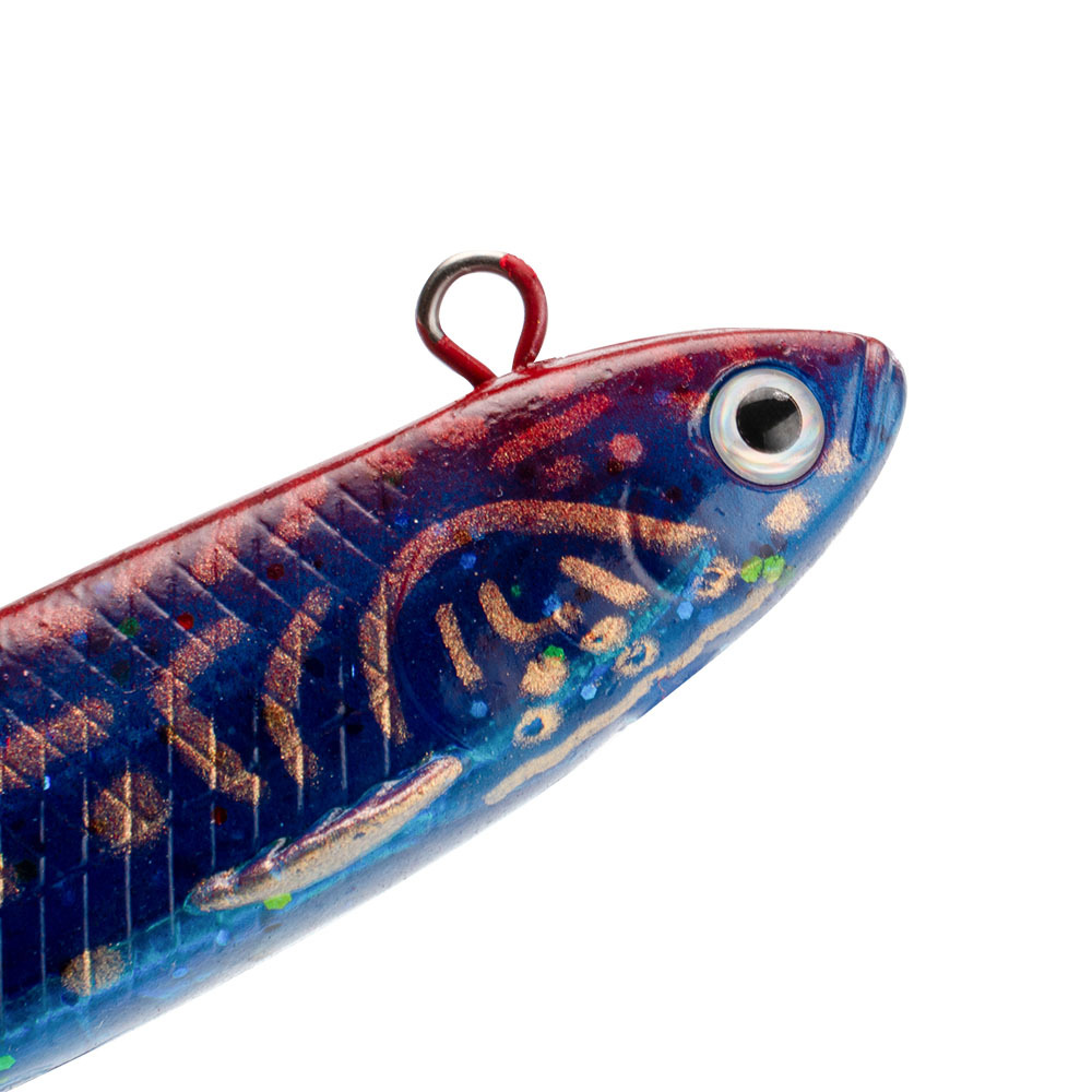 14cm 26g Lead Jig Soft Fish Lure with Spinner Blade & Treble Hook, Artificial Bait for Topmouth Culter Bass Channel Catfish – Fishing Lure – view 5