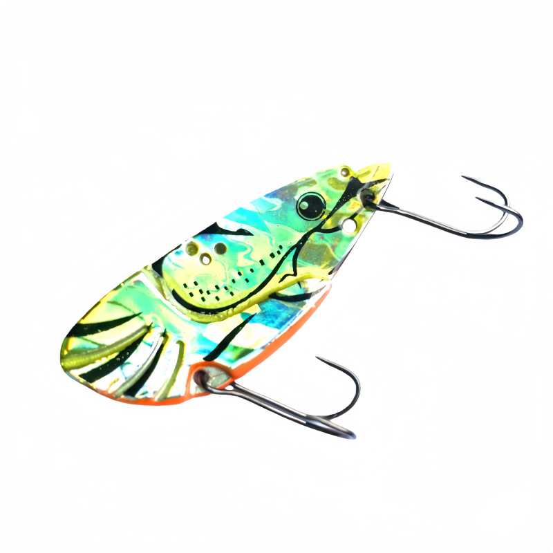 CHEERY 6g9g12g16g CRAZY SHRIMP Vibration Spoon Lure Sinking Fishing Metal Jig for Lake River Ocean Boat & Stream – Hard Lure – view 3