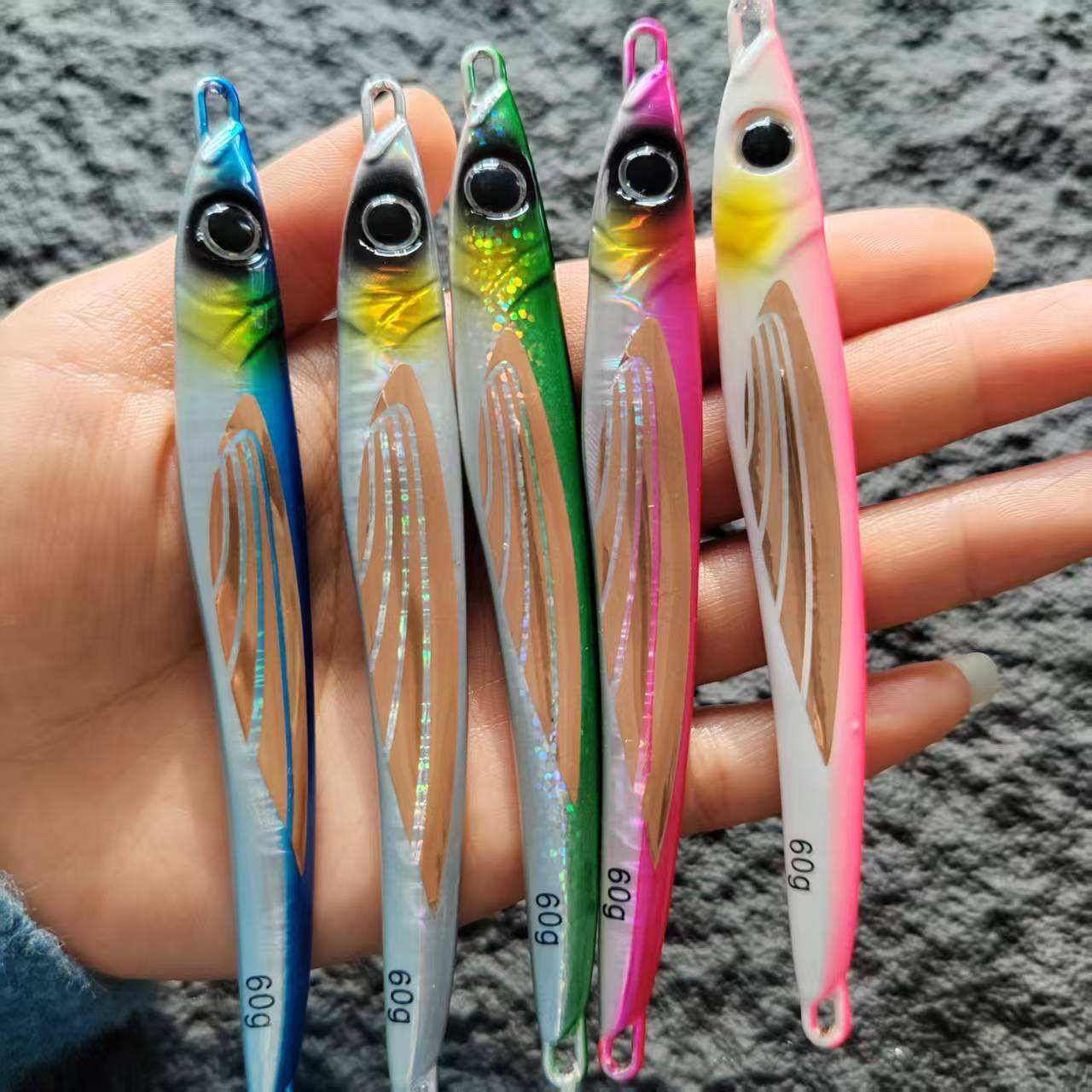 CHEERY 60g 80g 100g 150g THEOS Metal Jig Shore Offshore Slow Jigging Lure Sea Fishing Tackle Tuna Amberjack Kingfish – Metal Jig – view 4