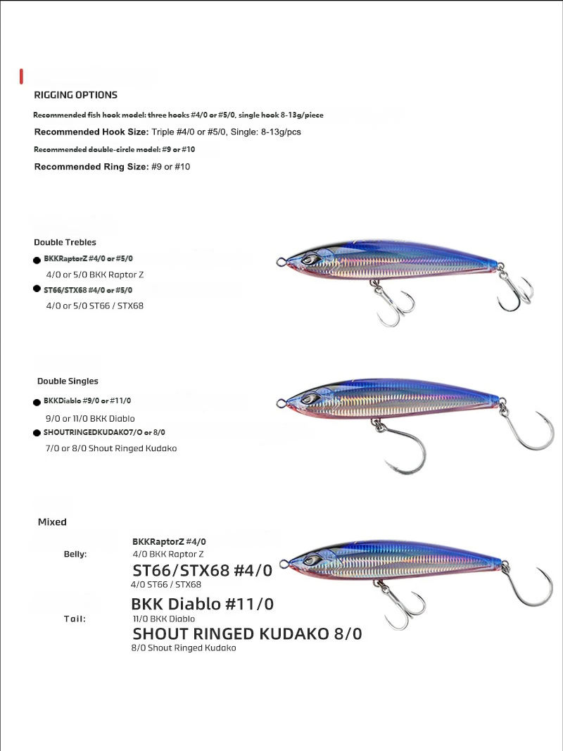 CHEERY 215mm 130g Metal Hard Bait Floating Pencil Surface Lure Ocean Boat Fishing River Lake Bass Tuna GT – Pencil – view 4