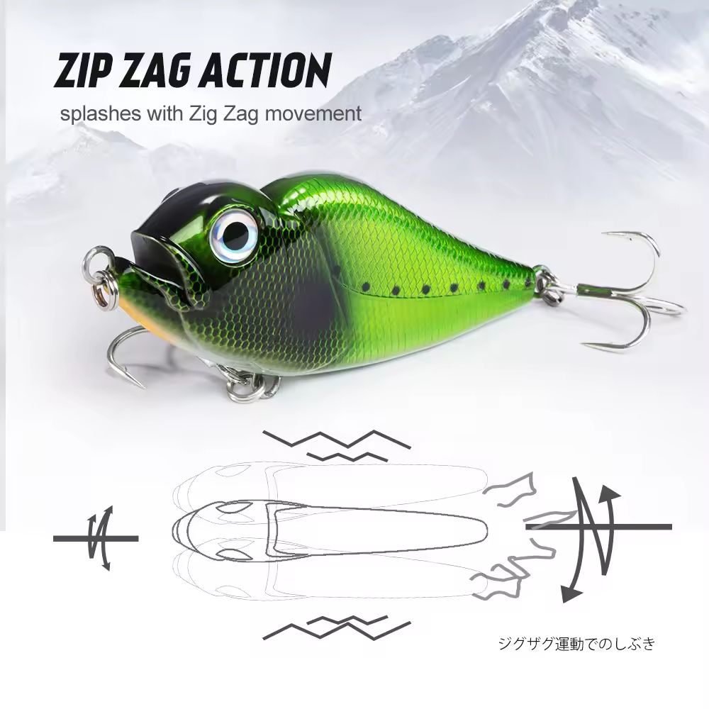 CHEERY 122mm 73g Sinking PVC Vibration Pencil Fishing Lure for Lake & River Bass & Cod Artificial Hard Bait – VIB – view 2