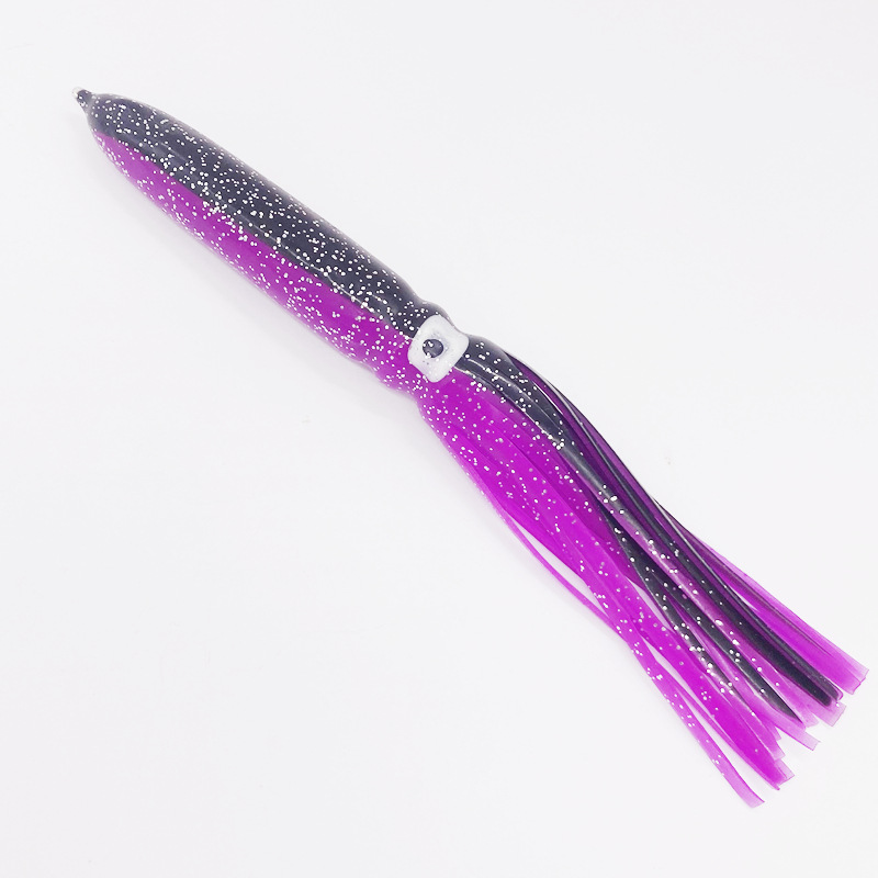 CHEERY 22 cm Bionic Artificial Soft Bait Octopus Squid Cuttlefish Lure Deep-Sea Fishing Luminous Large Carp Saltwater Fish – Octopus Skirt – view 4