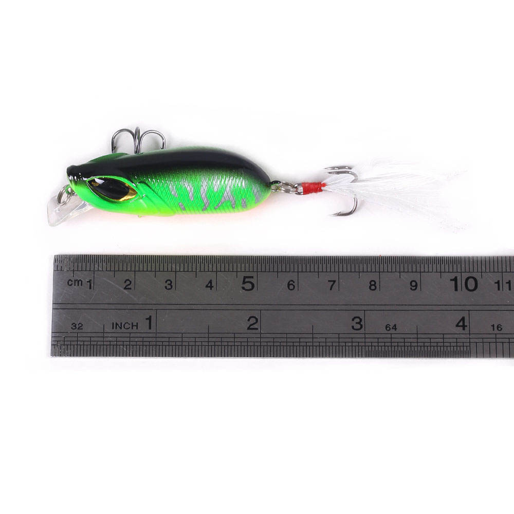 6 Colors 3D Vibration Metal Jigging Lures 55mm 7g-20g Bass Trout Marlin Saltwater Fishing Lures with Hooks – Hard Lure – view 4