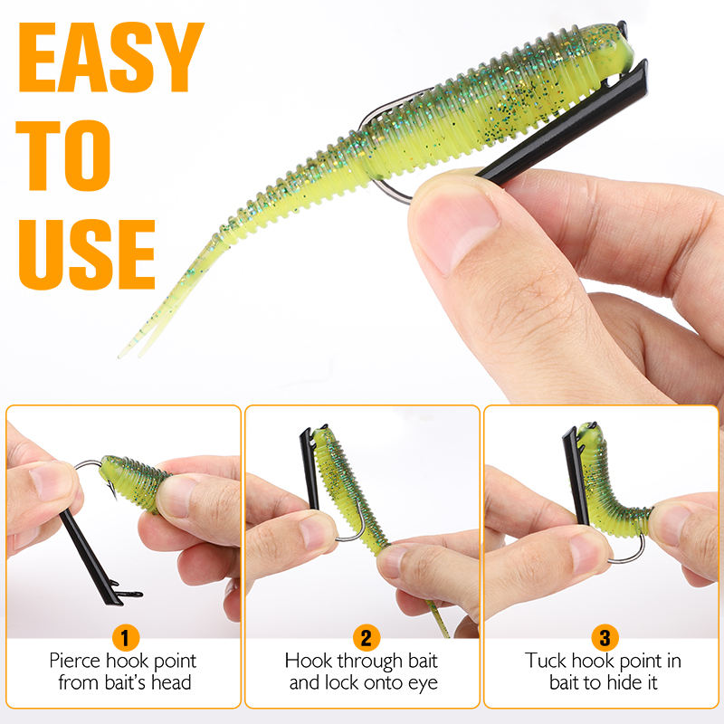 CHEERY Anti-snag Ozark Rig Micro Jig Head Hooks, Snag Resistant Ozark Jig for Outdoor Rock Fishing – Fishhook – view 3