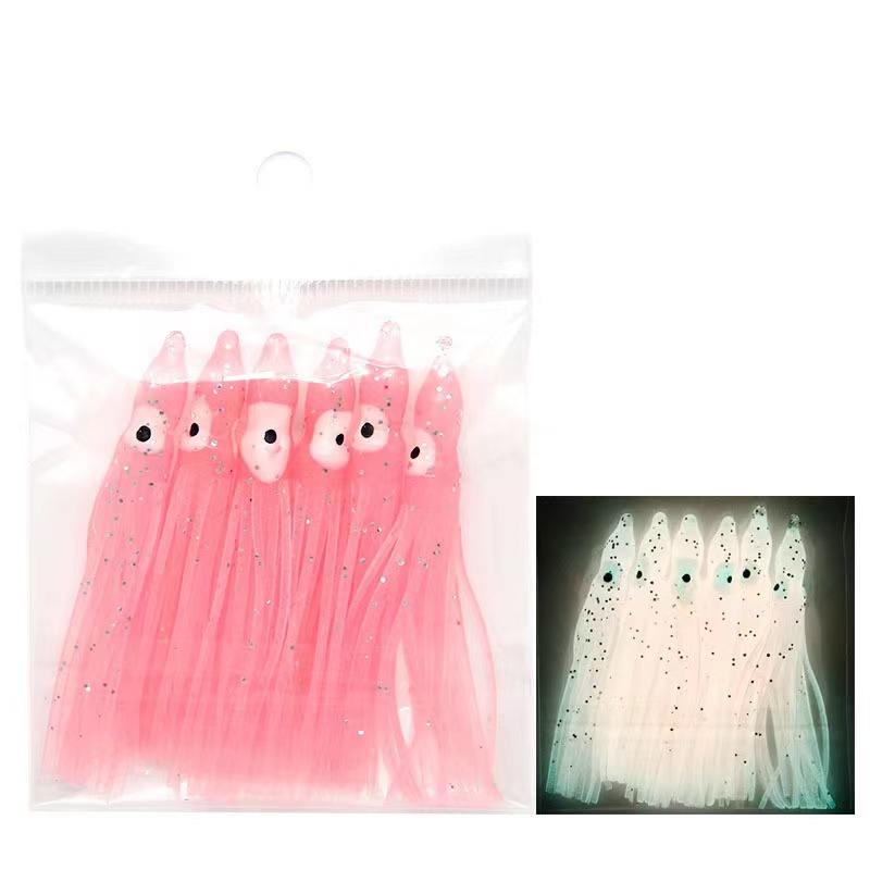 CHEERY Wholesale Colorful Mini Bionic Multi-tentacle Glow Octopus Lure, Saltwater Squid Fishing Bait – Soft Lure – view 5