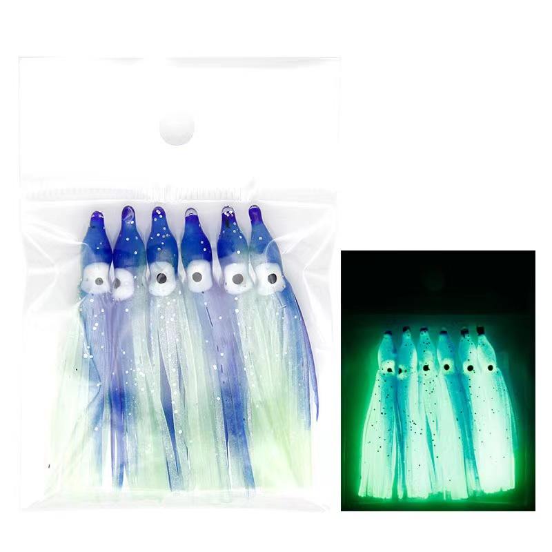 CHEERY Wholesale Colorful Mini Bionic Multi-tentacle Glow Octopus Lure, Saltwater Squid Fishing Bait – Soft Lure – view 3