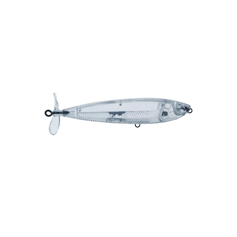 CHEERY 10cm 10g Double Leaf Tractor Pencil Lure for Salmon & Marlin Midwater/Topwater ABS Transparent Body No Hooks – Hard Lure – view 1
