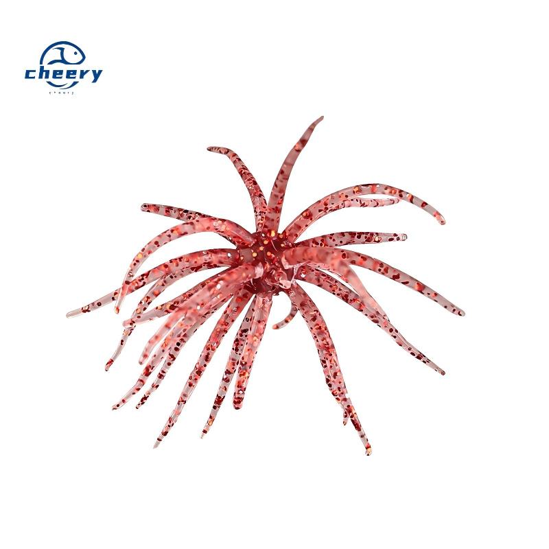 CHEERY Cross-border Lure Fishing Floating Sea Urchin Soft Worm TPE Plastic Artificial Bait Bass-Bulk Pack – Soft Lure – view 1