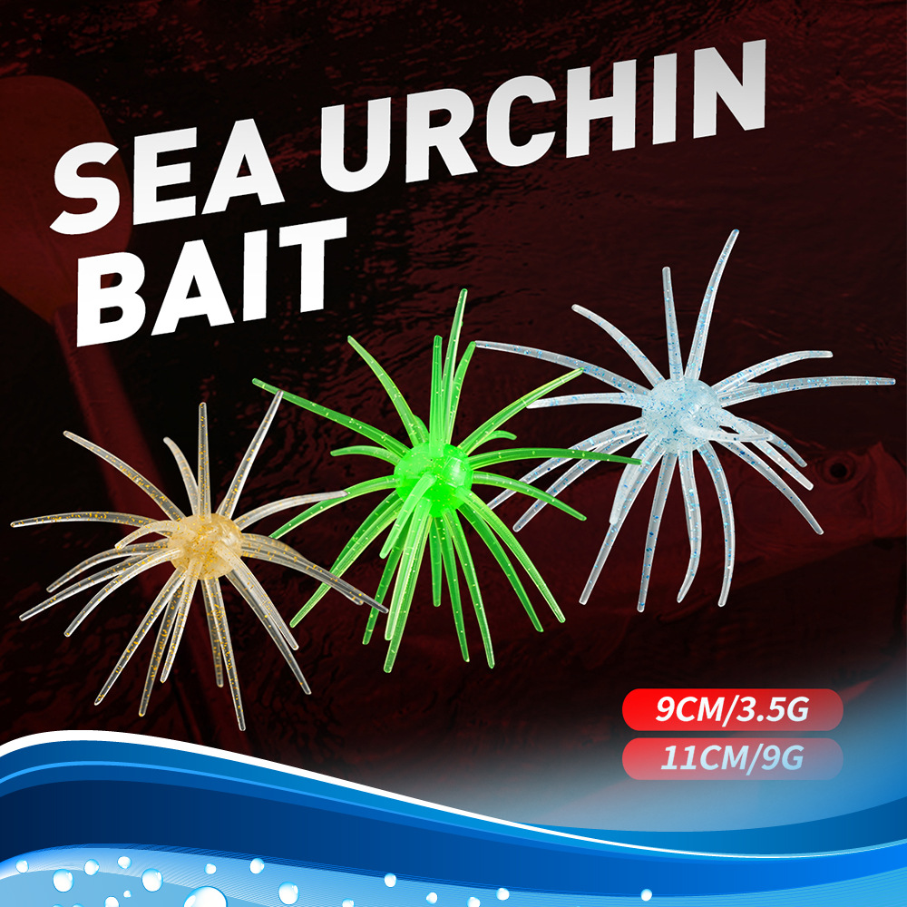 Cheery Soft PVC Printed Artificial Fish Bait for Saltwater Fish Marlin Bass-9cm/11cm Without Hooks – Soft Lure – view 3