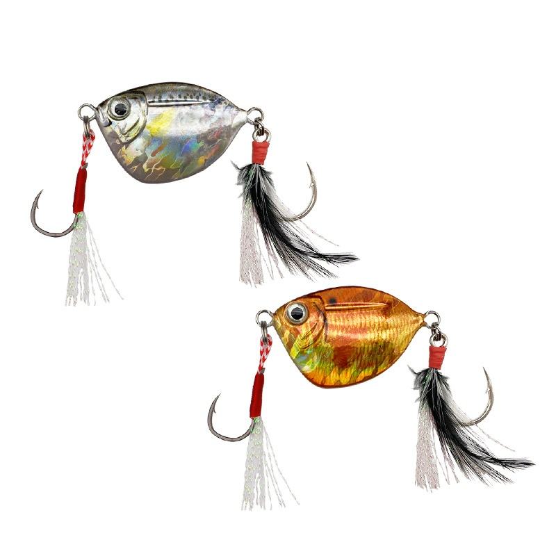 CHEERY Slow Jigging Metal Jigs Lures 80g/100g Artificial Hard Bait for Ocean Lake River & Reservoir Fishing – Hard Lure – view 4
