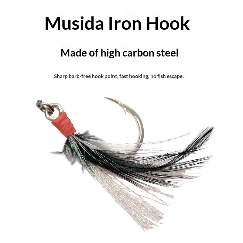 CHEERY Slow Jigging Metal Jigs Lures 80g/100g Artificial Hard Bait for Ocean Lake River & Reservoir Fishing – Hard Lure – view 5