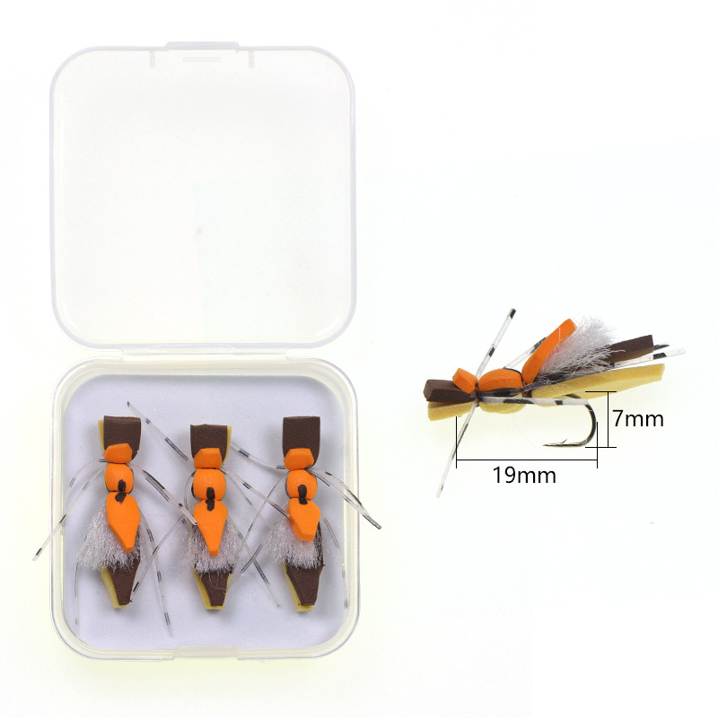 CHEERY New Arrival Cross-border Fly Fishing Lure Set, Bionic Insect Nymph & Dry Flies with Tungsten Bead Head, Equipped Fly Box – Hard Lure – view 5