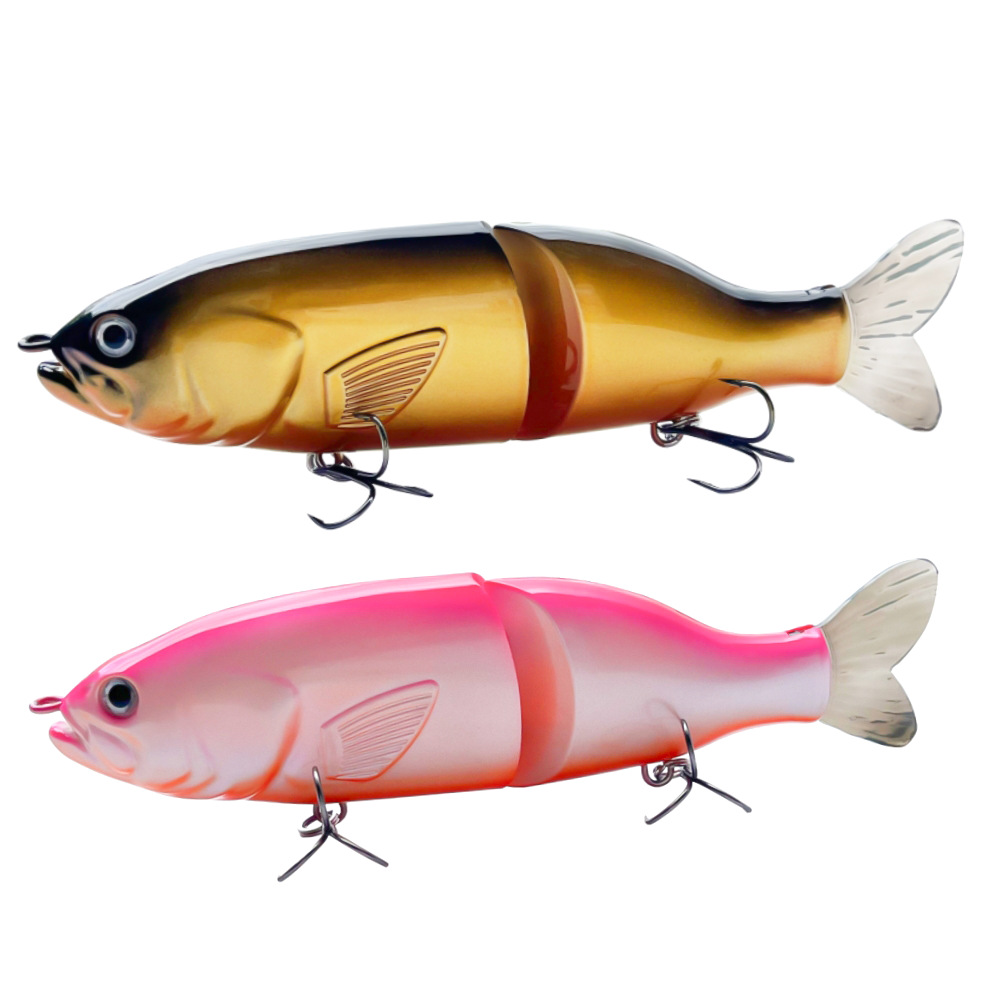 Floating 79.5g Bionic 2-Segment Minnow Hard Lure Artificial Fishing Tackle Bait – Hard Lure – view 3