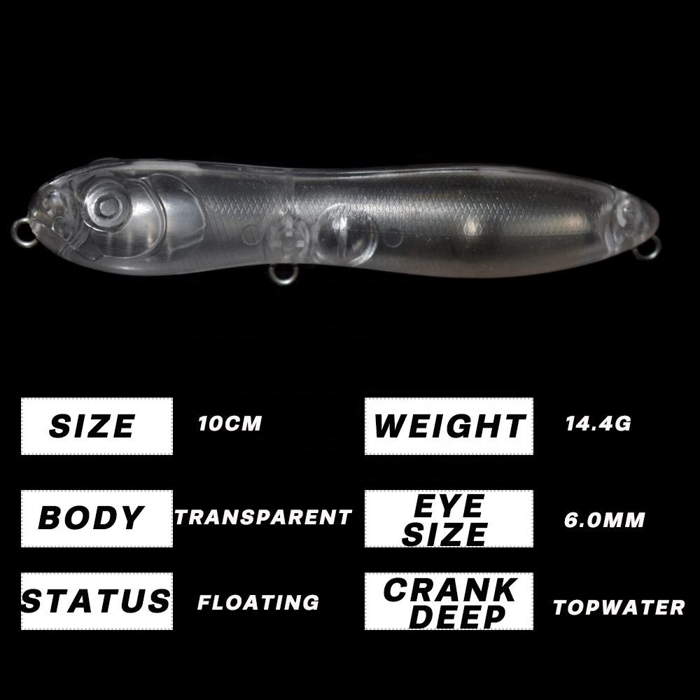 Saltwater Long Cast Topwater Floating Pencil Stick Bait Walk The Dog Lure, 10cm 14.8g Bionic Hard Fishing Tackle – Hard Lure – view 2