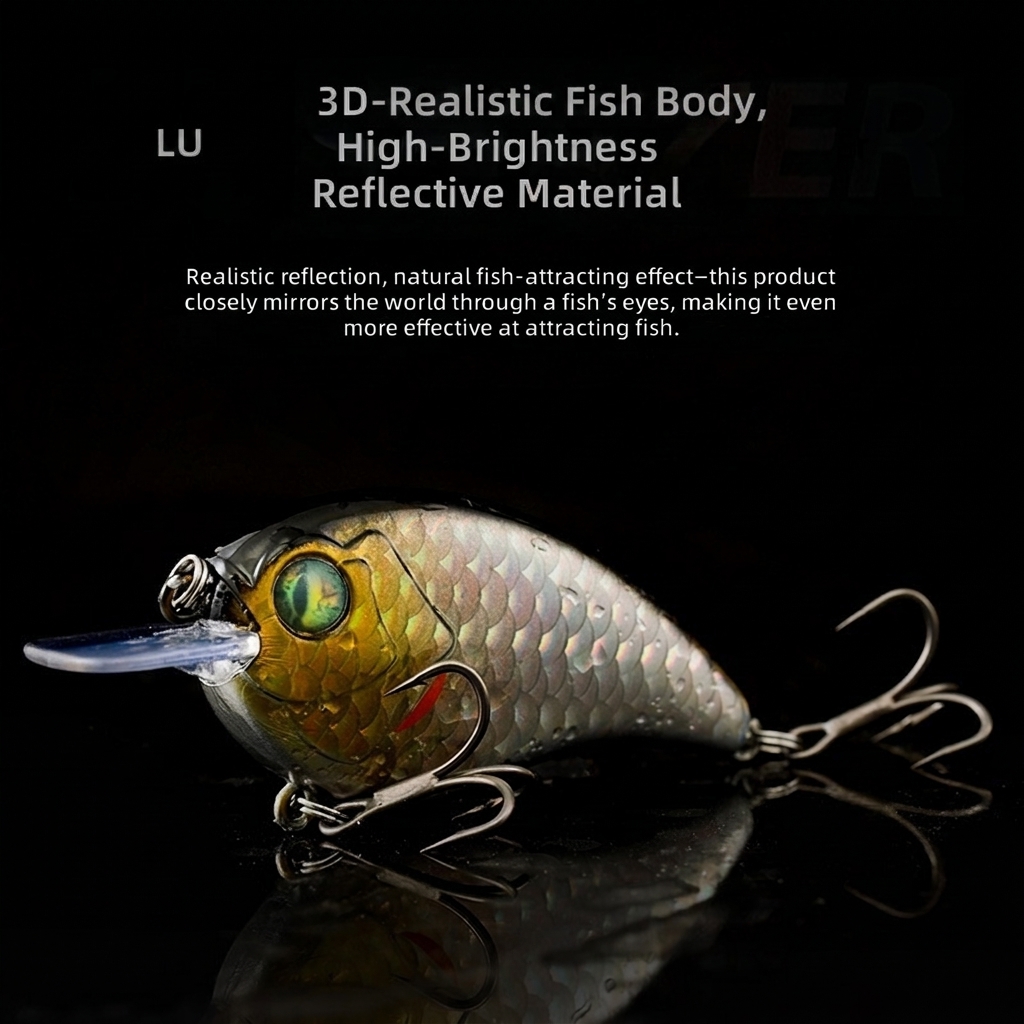 9g Long Cast Floating Minnow & VIB Hard Lures, Plastic Bionic Simulation Artificial Fishing Tackle – Minnow – view 3
