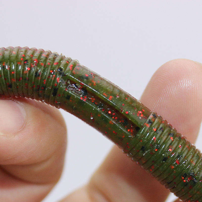 Cheery 13.5cm 10g Senko Worm Soft Plastic Lure Texas Rig Lure Senco Maggot Salty Baits for Freshwater Fishing 50mm Size – Worms & Grubs – view 2