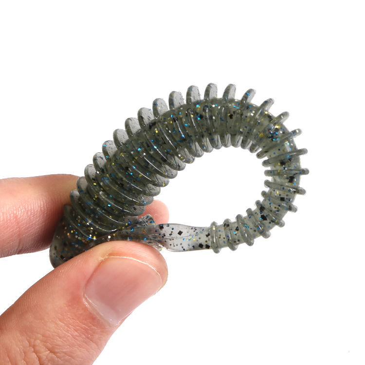 CHEERY 12cm 8.5g Cheery 3D Eyes Paddle Tail Swim Baits Artificial Soft Bait Fishing Lure for Marlin Perch for River – Worms & Grubs – view 4