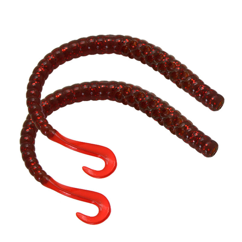 New Arrival Sinking Earthworm Stick Worm Soft Lure with Insert Worm Weight, Drop Shot Rig Bait for Pond Bass – Hard Lure – view 5