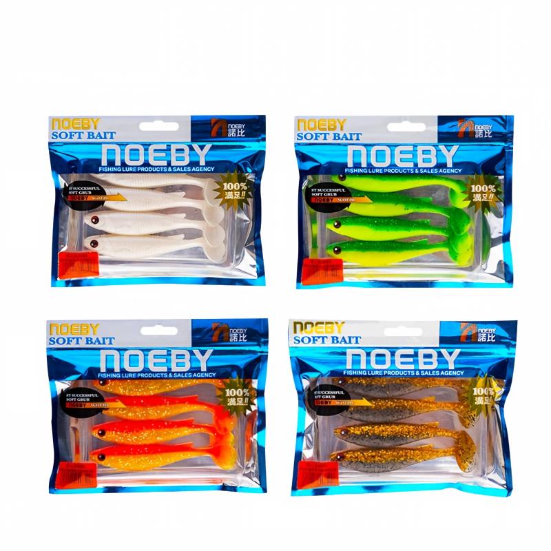 Mermaid T-tail Soft Fish Lure, Universal Freshwater Saltwater Soft Worm Bait for Pond Bass Fishing Tackle – Hard Lure – view 2